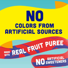 Label stating no colors from artificial sources and no artificial sweeteners