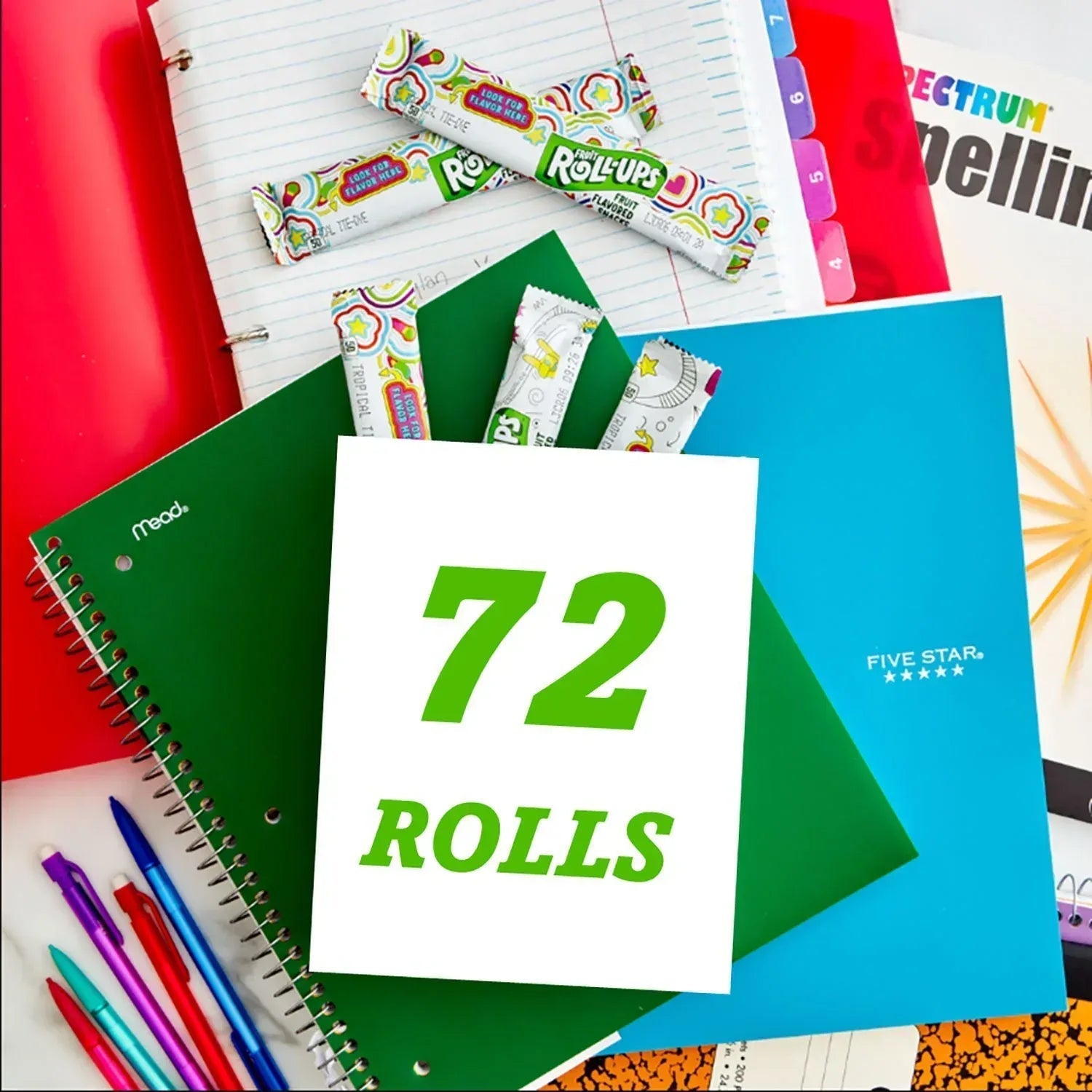 Fruit Roll-Ups Variety Pack, 0.5 oz., 72 pk.