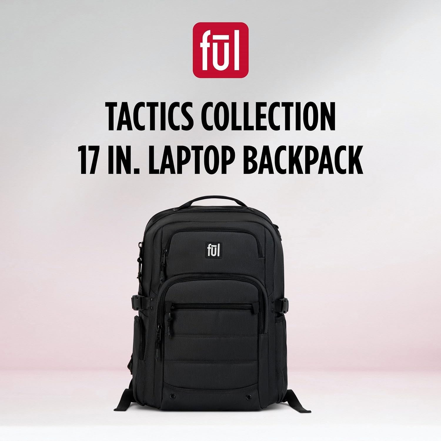 Ful Tactics Collection 17" Travel Laptop Backpack, Assorted Colors