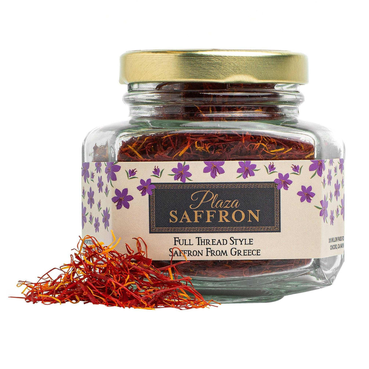 Full Thread Greek Saffron 14 Gram Jar - USA MEGA SHOP