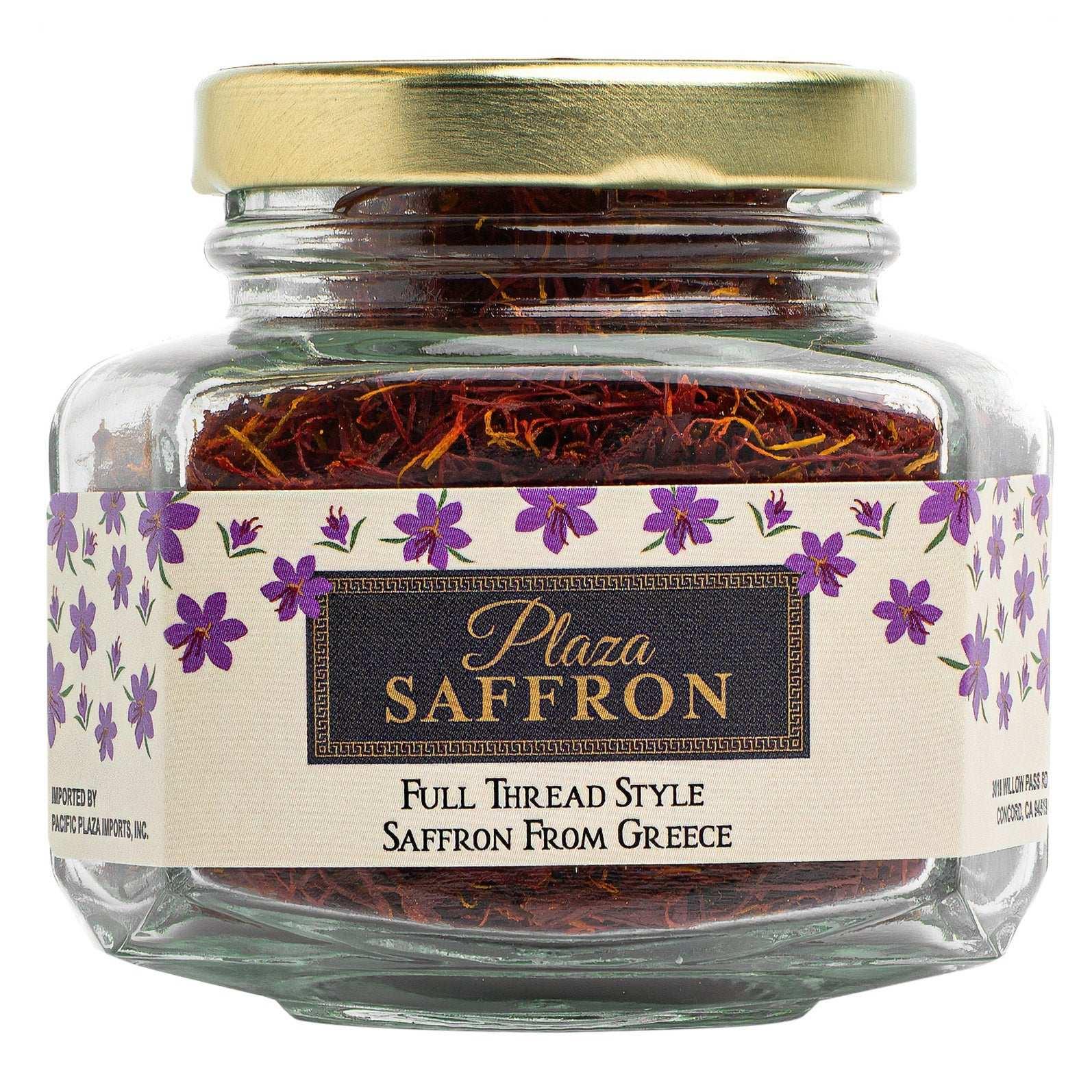 Full Thread Greek Saffron 14 Gram Jar - USA MEGA SHOP