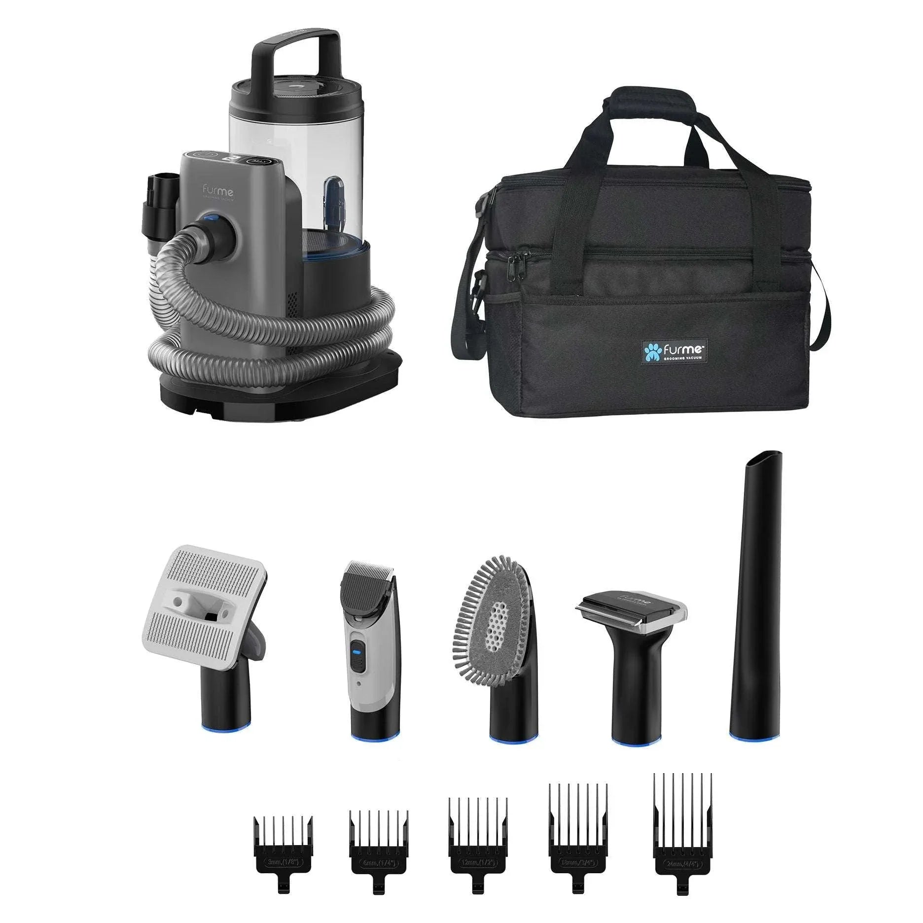 FurMe Professional Plus Pet Grooming Vacuum Kit with Carrying Case - USA MEGA SHOP