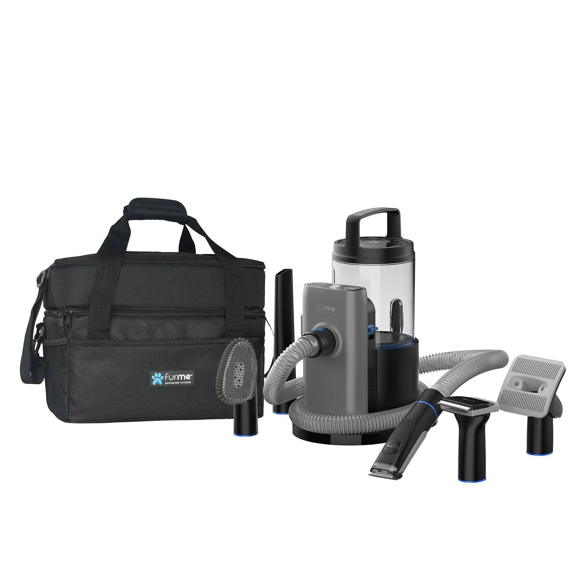 FurMe Professional Plus Pet Grooming Vacuum Kit with Carrying Case - USA MEGA SHOP
