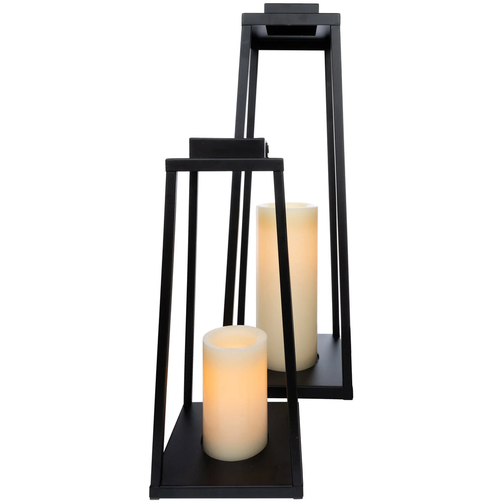 Fusion 4-piece Lantern LED Candle Set with Remote Control - USA MEGA SHOP