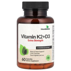 Futurebiotics, Vitamin K2 + D3, Extra Strength, Capsules