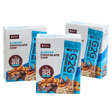 G2G almond chocolate chip protein bar multipack, 8-pack boxes shown
