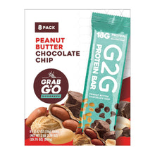 Grab & Go Protein G2G 8-pack peanut butter chocolate chip bar bag front
