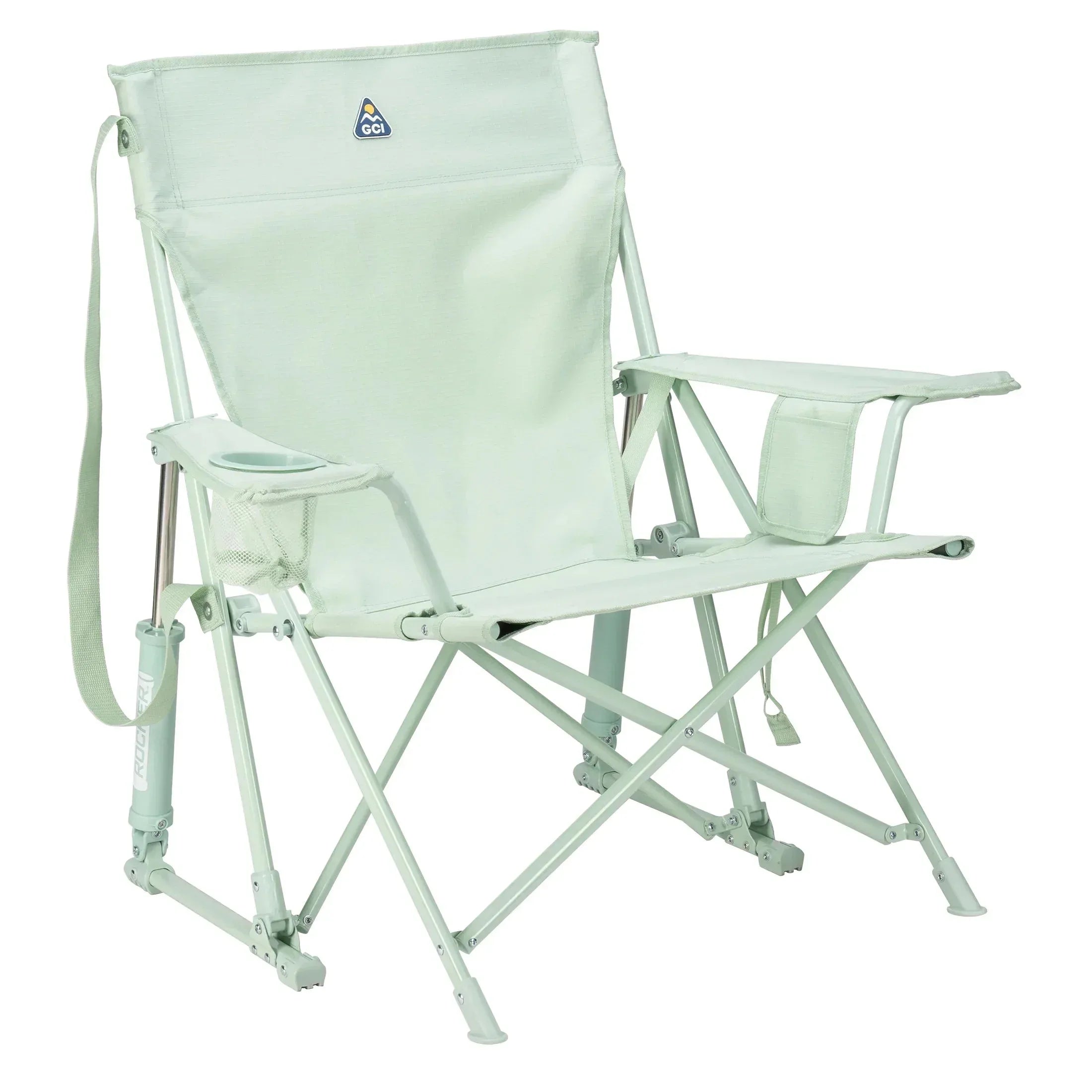 GCI Outdoor Kickback Rocker Foldable Rocking Camp Chair, Aged Fatigue - USA MEGA SHOP