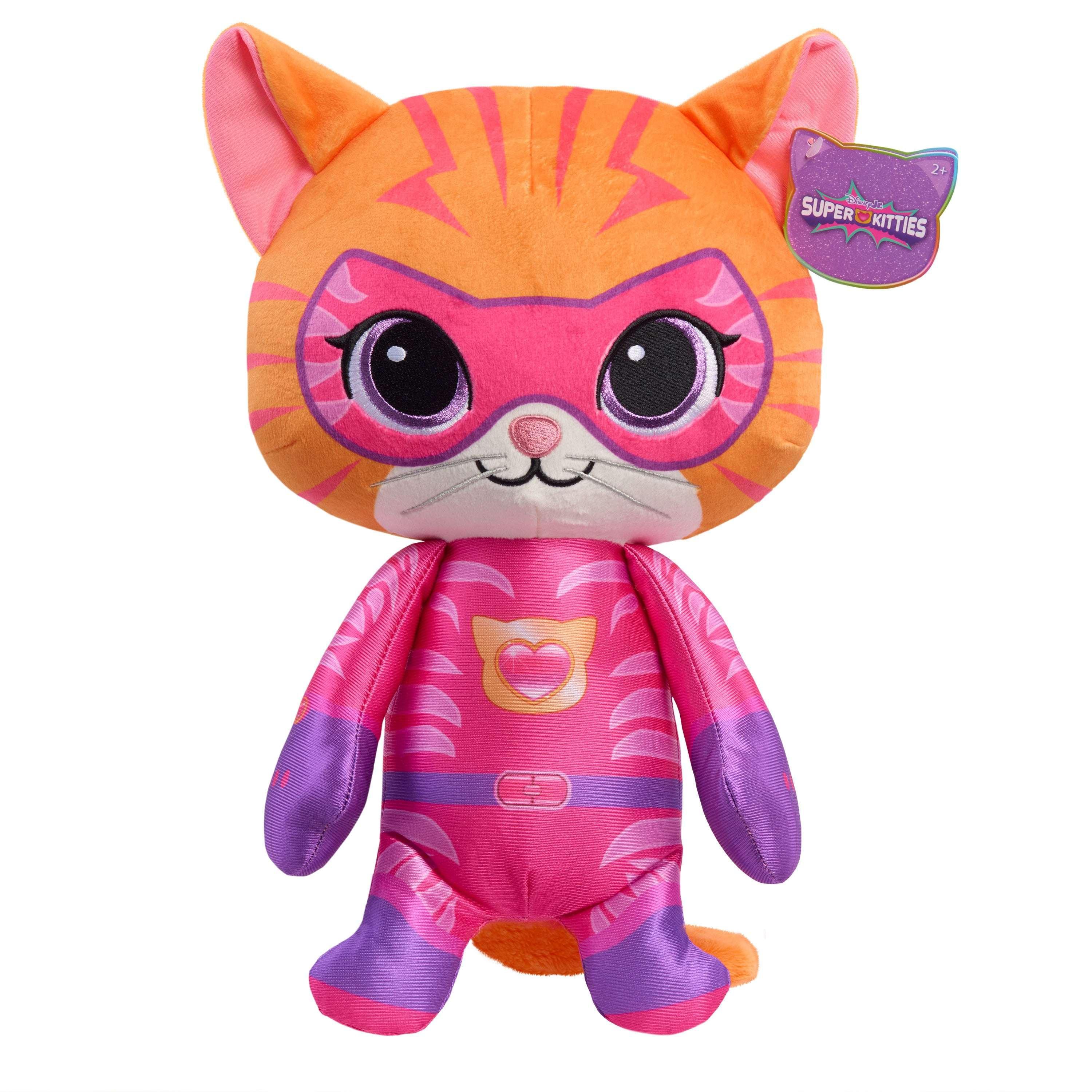 Disney Jr. SuperKitties 15-inch Large Plush Ginny Stuffed Animal, Toy for Kids Ages 2 and up - USA MEGA SHOP