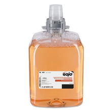 GOJO luxury foam handwash refill bottle, clear cap, orange liquid
