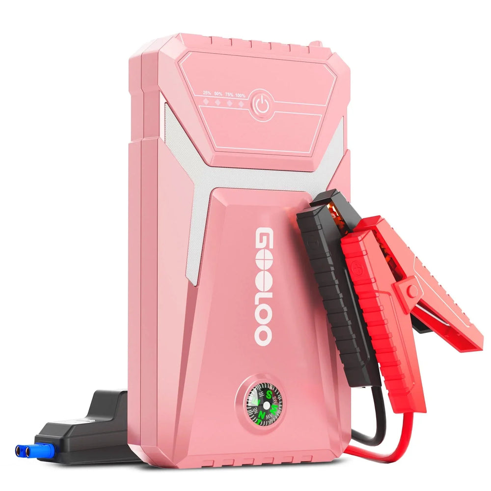 GOOLOO Car Jump Starter,1500A Peak 12V Battery Jump Box with Quick Charge Out(Up to 6.0L Gas and 4.0L Diesel Engines),GE1500 Portable Battery Booster Pack Power Bank Car Starter - USA MEGA SHOP