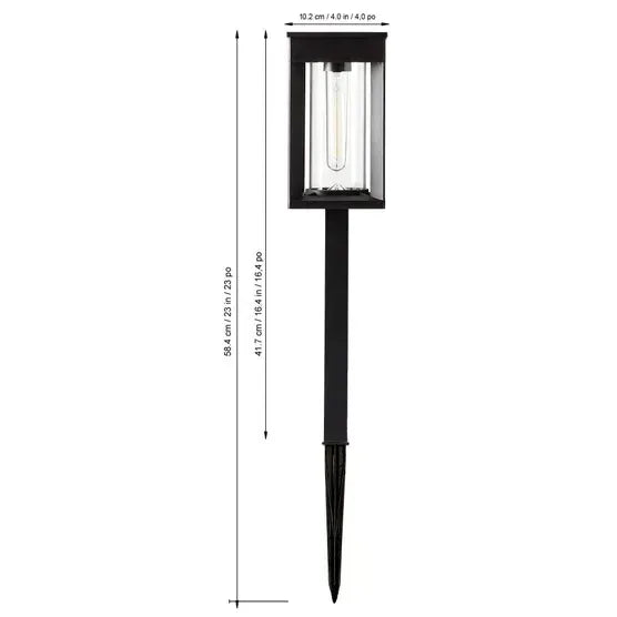 GTX Solar LED Pathway Lights, 4-pack