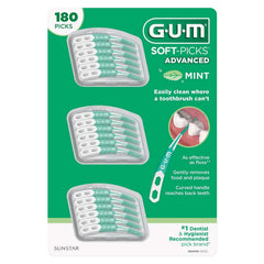 GUM Soft-Picks Advanced Mint, 180-count - USA MEGA SHOP