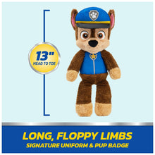 Chase take-along buddy plush full-body in blue uniform with brown fur and cap