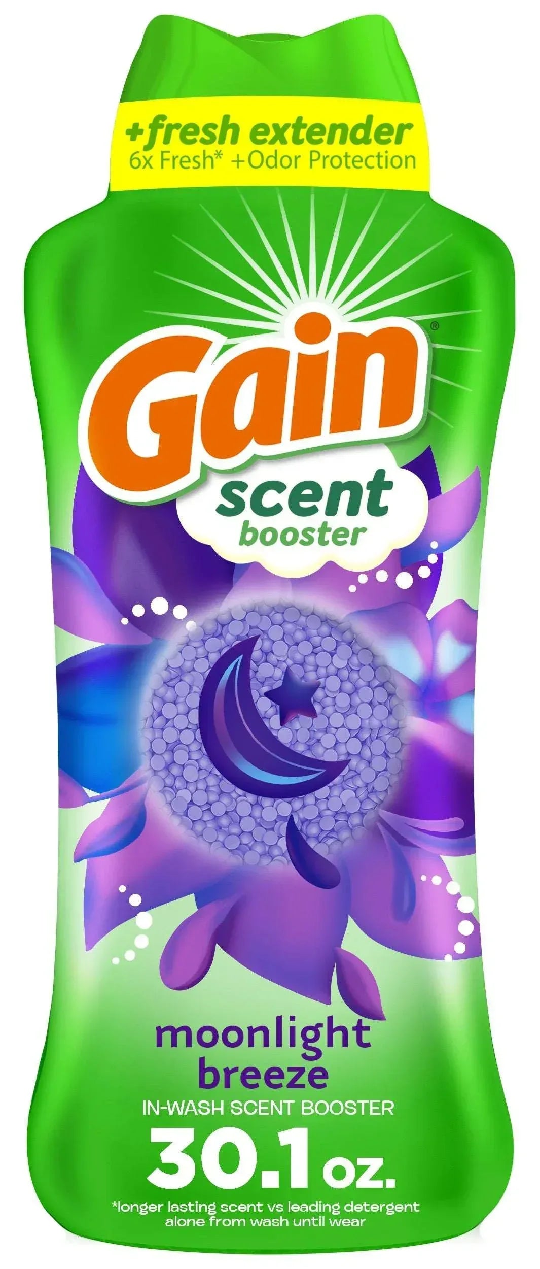 Gain Laundry Scent Beads, Fireworks In-Wash Scent Booster, Moonlgith Breeze Scent, 13.2oz