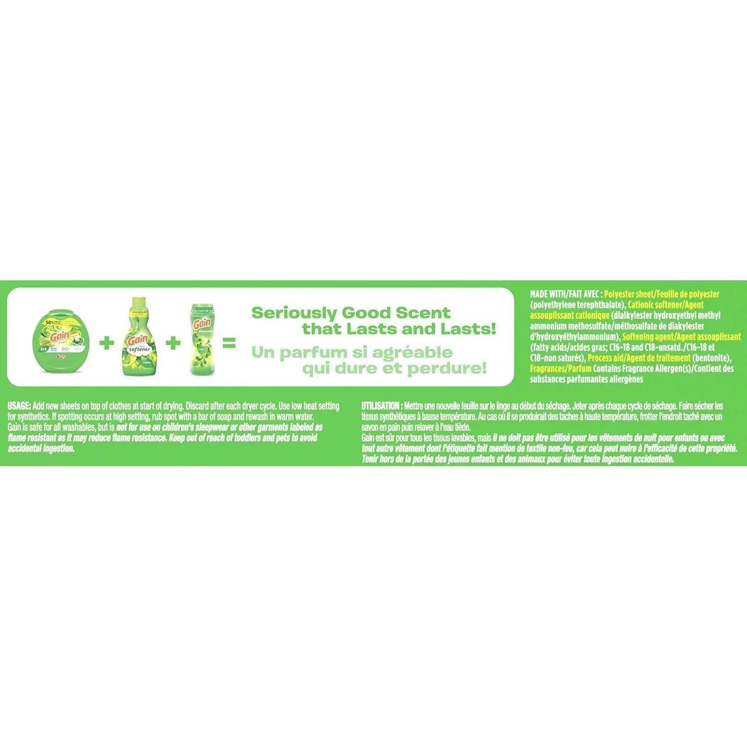 Gain Dryer Sheets, Original (320ct.)