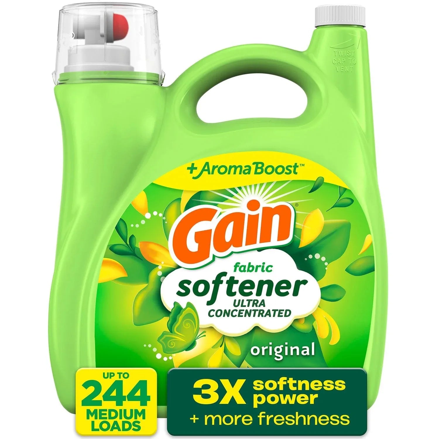 Gain Liquid Fabric Softener, Original Scent, 244 loads, 143 fl. oz. - USA MEGA SHOP