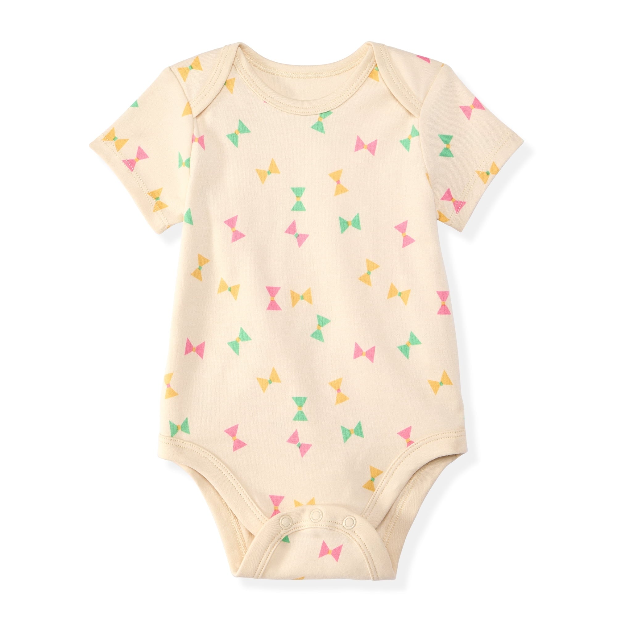 Garanimals Newborn Baby Boy, Girl & Unisex Cotton Short Sleeve Bodysuits, Multiple Sizes 0â€“24 Months, 4-Pack