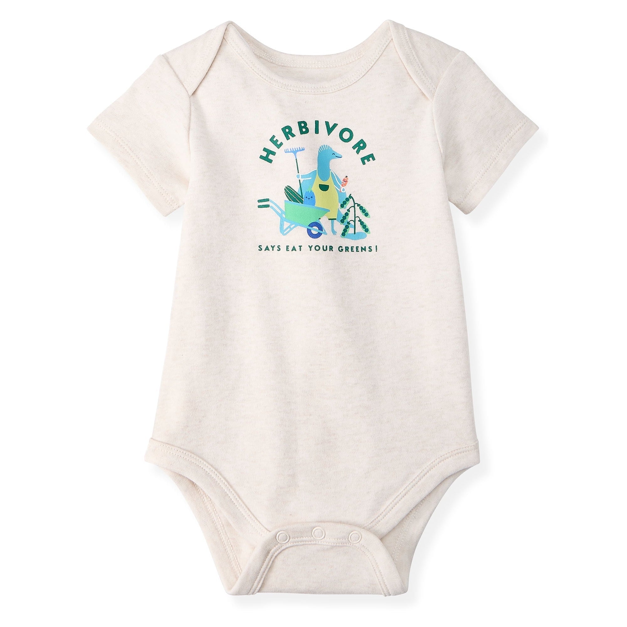 Garanimals Newborn Baby Boy, Girl & Unisex Cotton Short Sleeve Bodysuits, Multiple Sizes 0–24 Months, 4-Pack