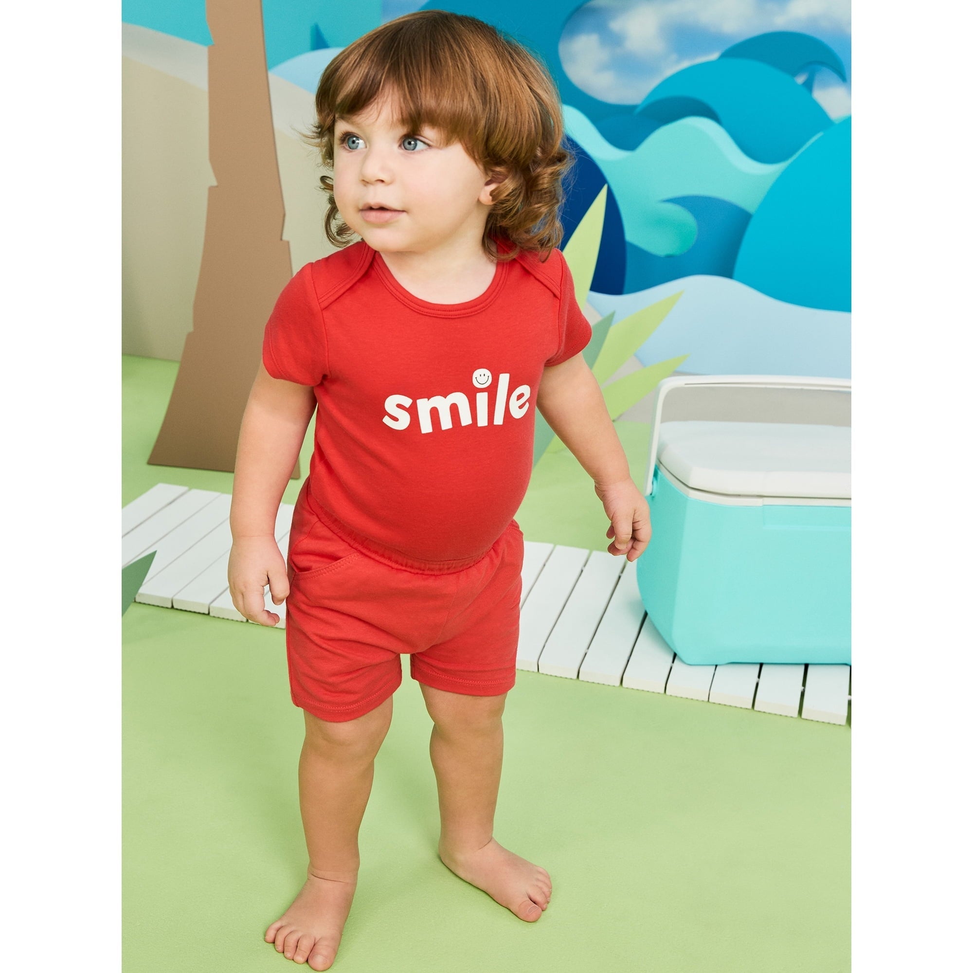 Garanimals Newborn Baby Boy, Girl & Unisex Cotton Short Sleeve Bodysuits, Multiple Sizes 0â€“24 Months, 4-Pack