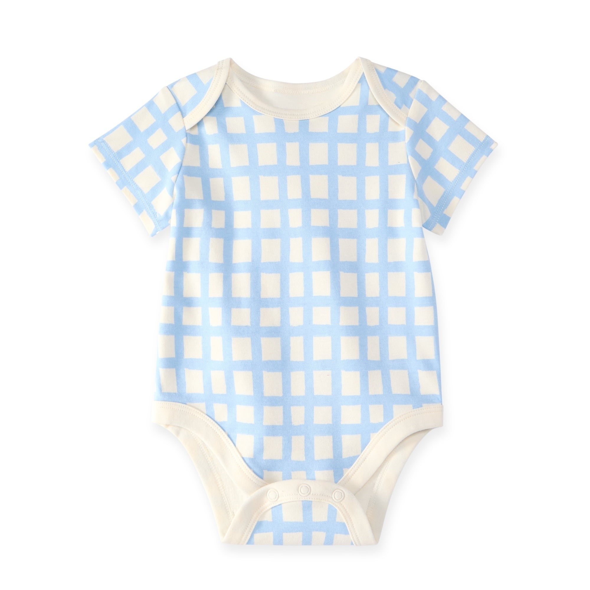 Garanimals Newborn Baby Boy, Girl & Unisex Cotton Short Sleeve Bodysuits, Multiple Sizes 0–24 Months, 4-Pack