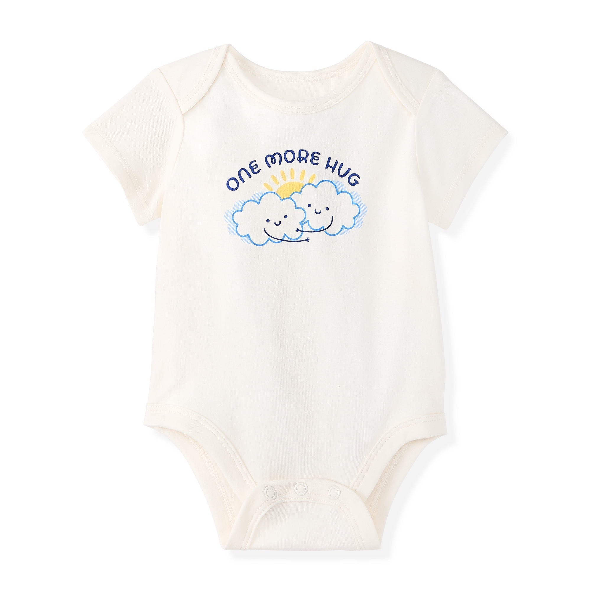 Garanimals Newborn Baby Boy, Girl & Unisex Cotton Short Sleeve Bodysuits, Multiple Sizes 0â€“24 Months, 4-Pack
