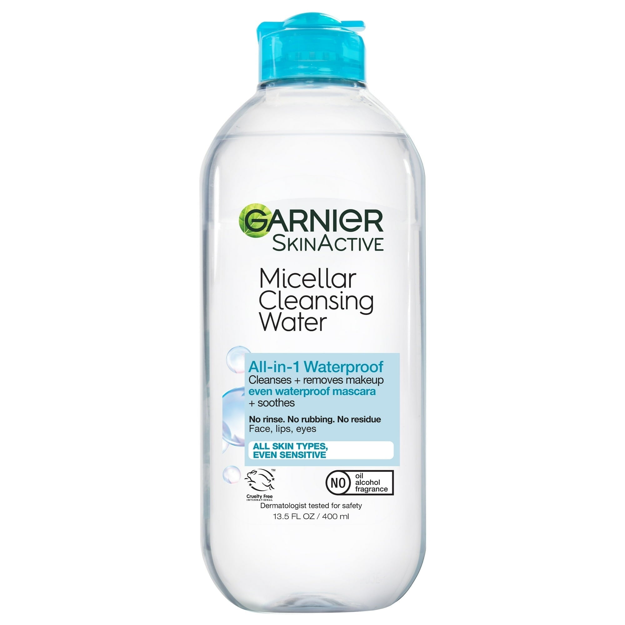 Garnier SkinActive Micellar Cleansing Water All in 1 Waterproof Makeup Remover, Face Cleanser