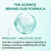 Glass bowl with clear micellar solution