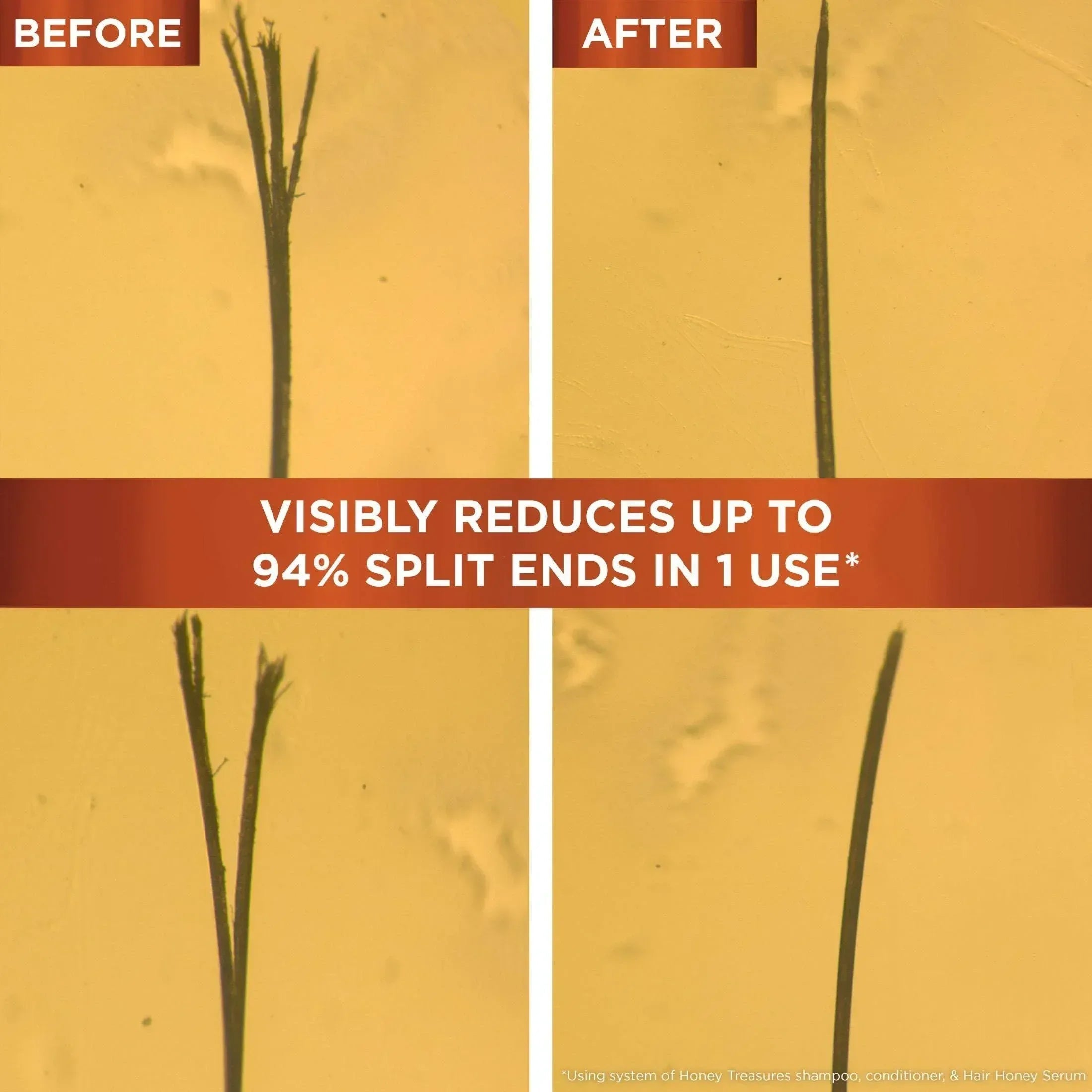 Garnier Whole Blends Honey Treasures Shampoo and Conditioner Set, For Damaged Hair, 1 kit
