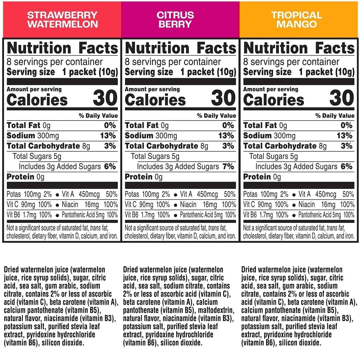 Gatorade Hydration Booster Variety Pack, 24 pk.