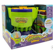 Ultimate Bubble Mania boxed set with green bubble maker and two bubble refills.