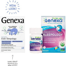 Kids' Sleepology chewable tablets, box and bottle with USDA organic and melatonin-free badge
