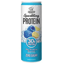 Sparkling protein drink can, blue raspberry lemonade, 30g protein, zero sugar