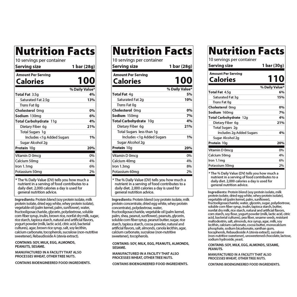 Genius Gourmet Variety Crispy Protein Bar Treat, 30-count - USA MEGA SHOP