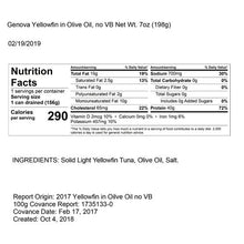 Genova, Yellowfin Tuna, 7 oz, 6-Count