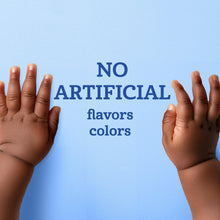No artificial flavors or colors message for banana puree baby food