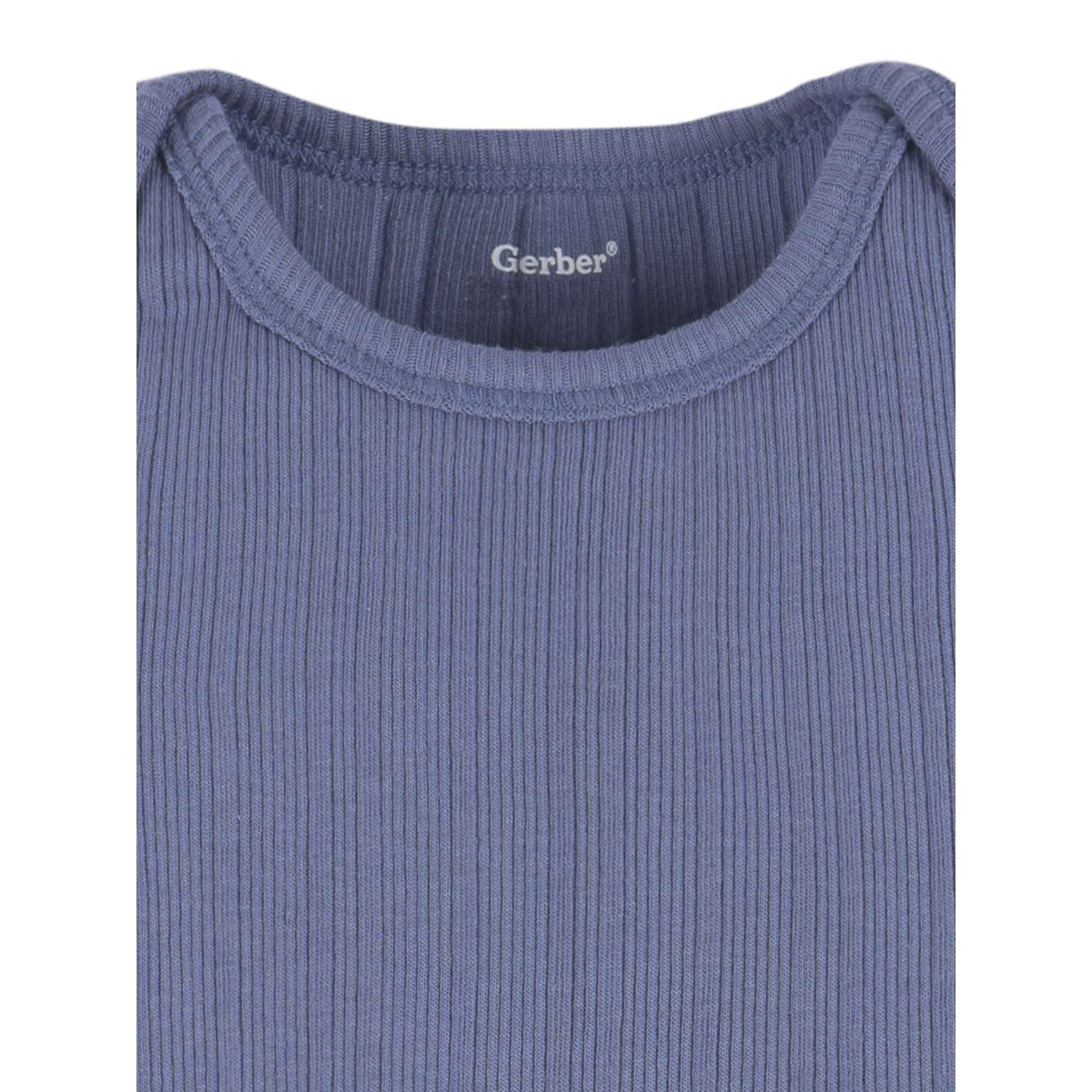 Gerber Baby Neutral Short Sleeve Onesies, 3-Pack