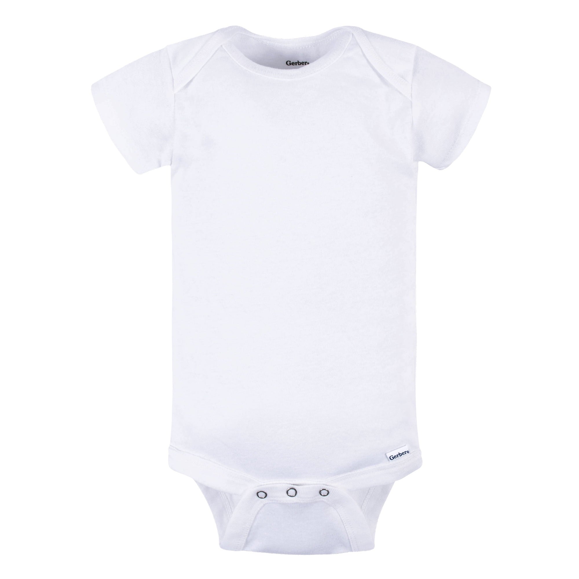 Gerber Baby Neutral Short Sleeve Onesies, 3-Pack