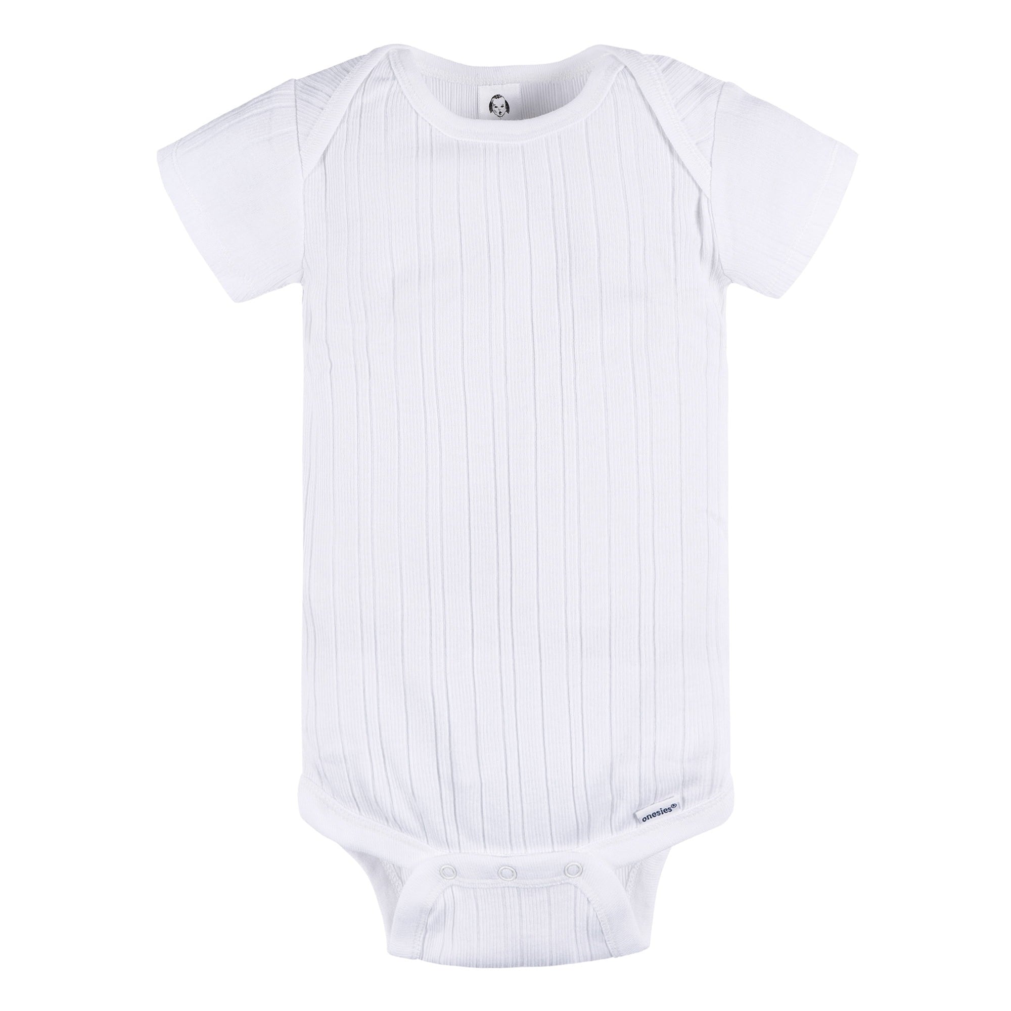 Gerber Baby Neutral Short Sleeve Onesies, 3-Pack