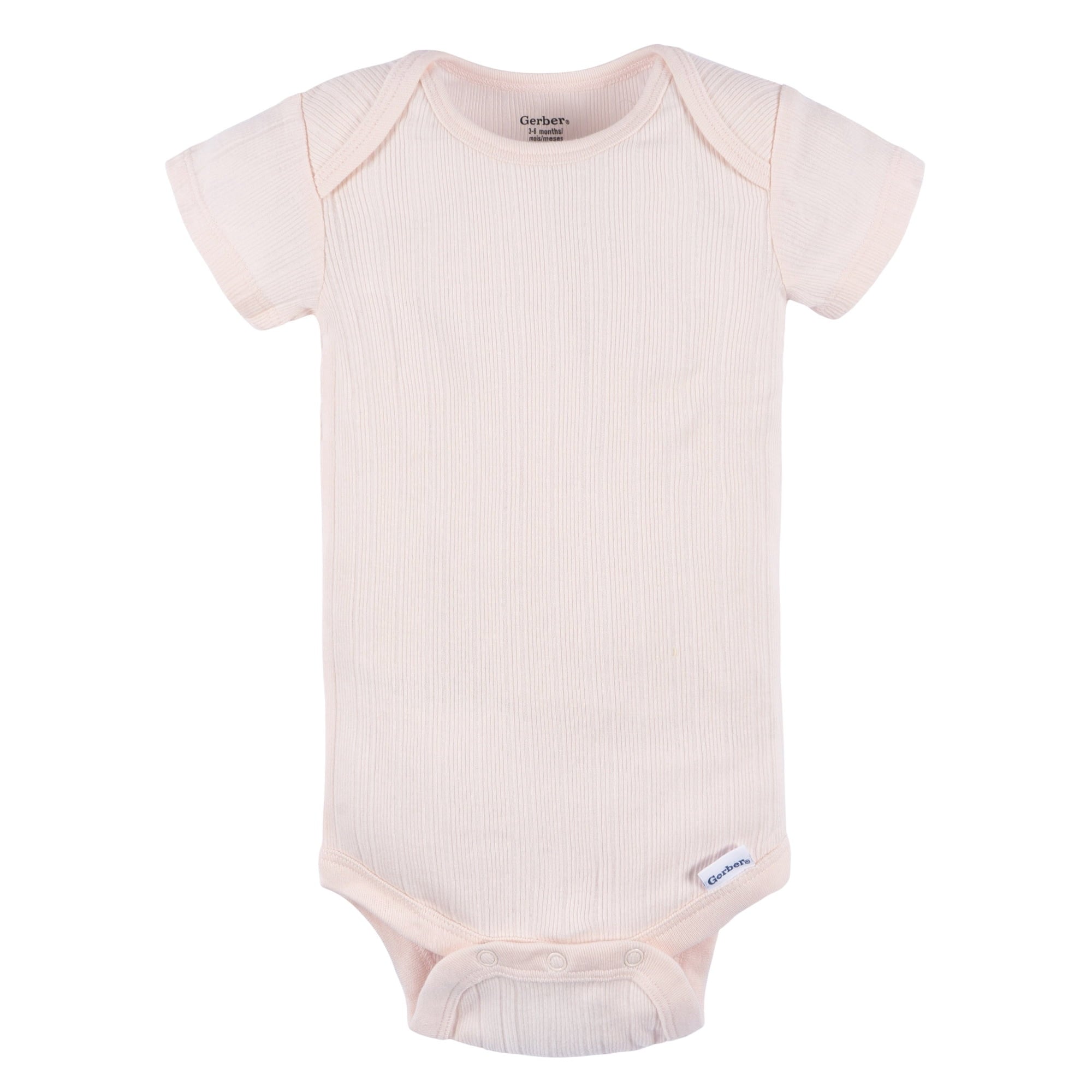Gerber Baby Neutral Short Sleeve Onesies, 3-Pack