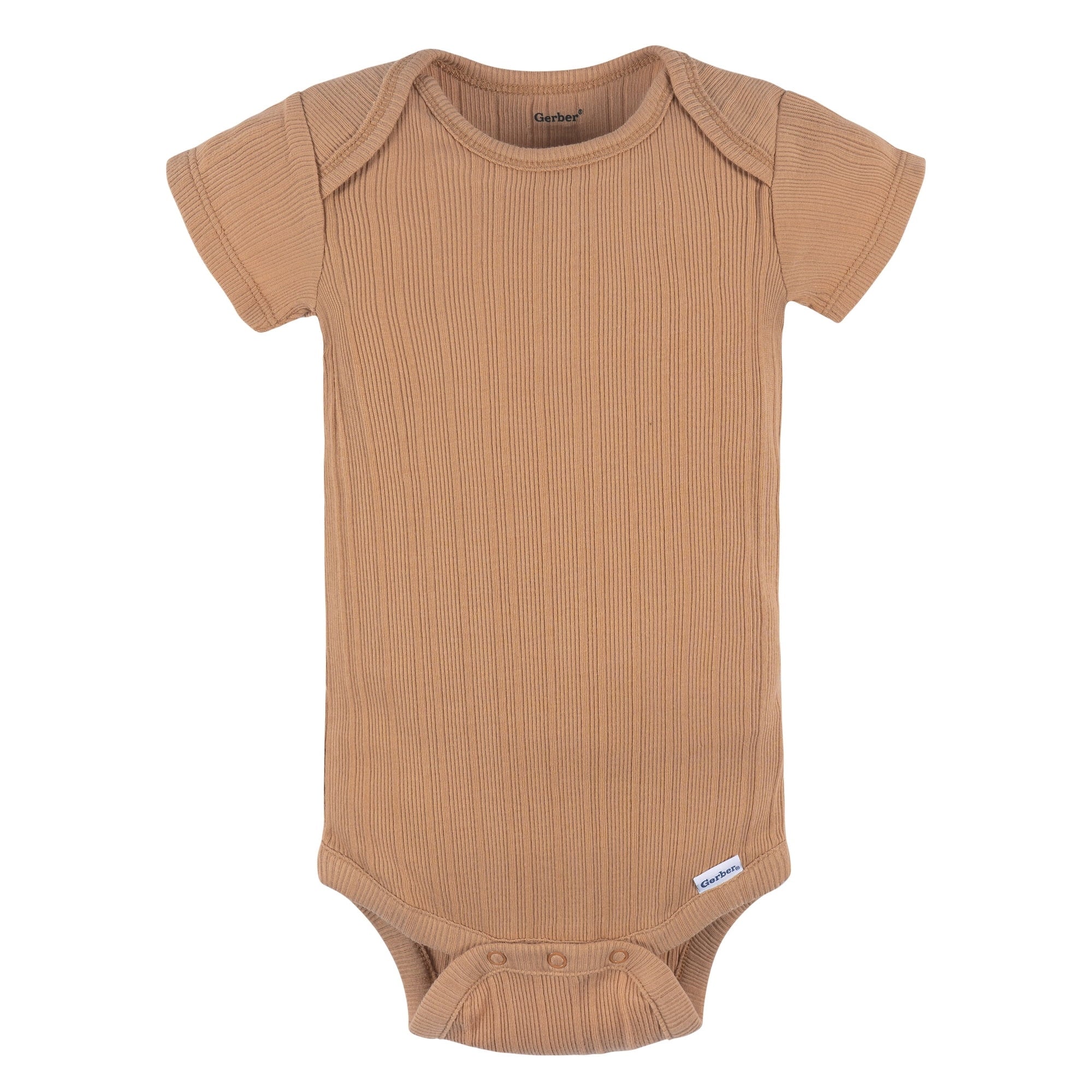 Gerber Baby Neutral Short Sleeve Onesies, 3-Pack