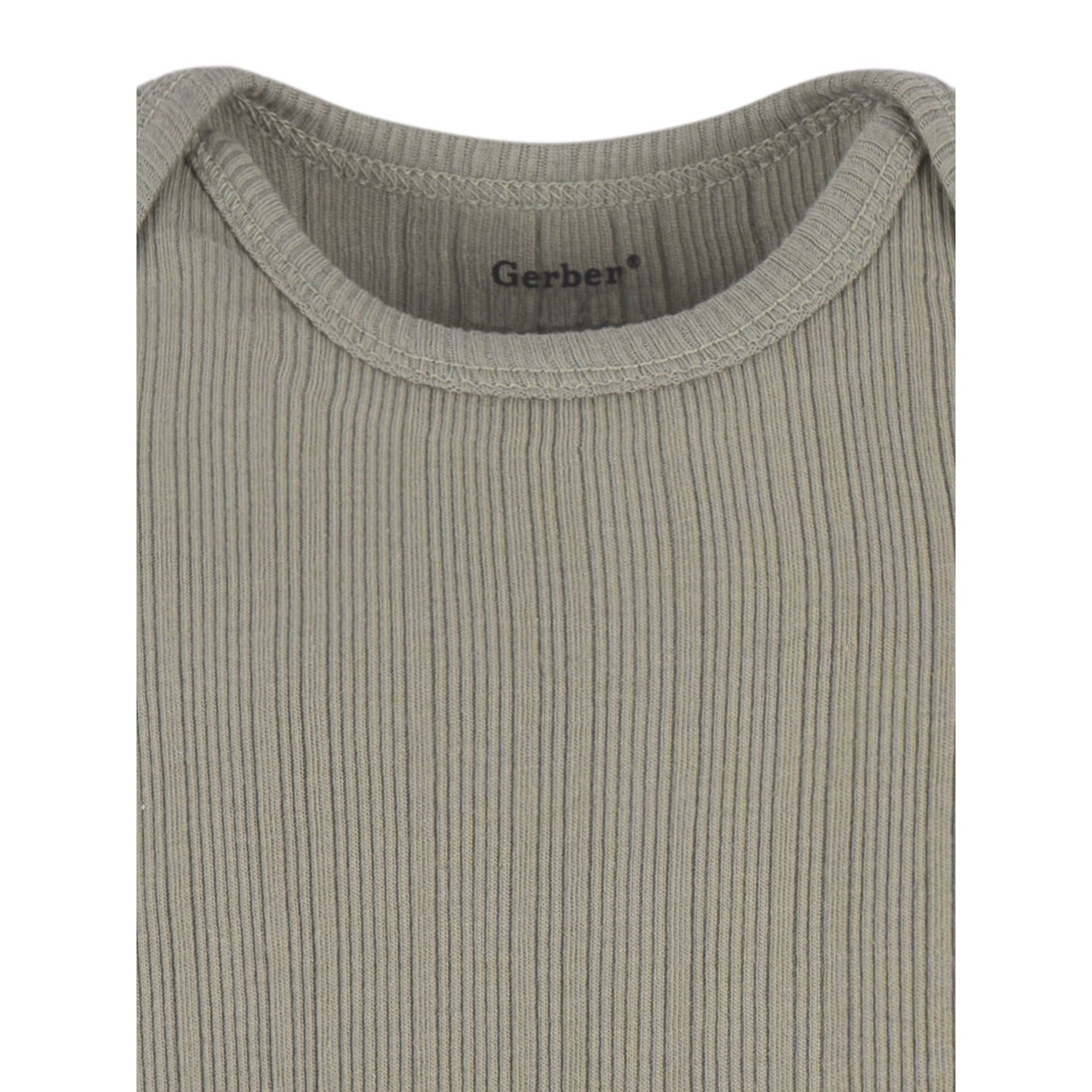 Gerber Baby Neutral Short Sleeve Onesies, 3-Pack