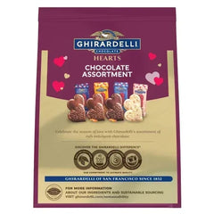 Ghirardelli Chocolate Assortment Valentine's Duet Hearts. 15.2 oz.
