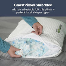 GhostBed 2-Pack Shredded Memory Foam Pillow, Assorted Sizes