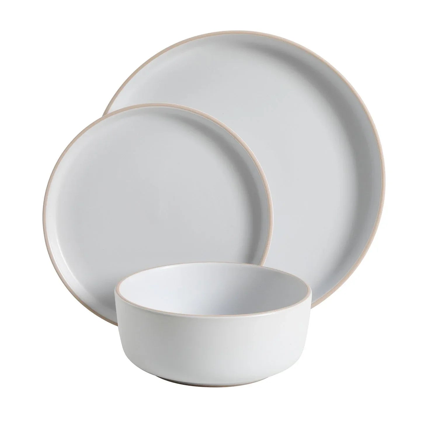 Gibson Home 18-Piece Everyday Essential Coupe Dinnerware Set - USA MEGA SHOP