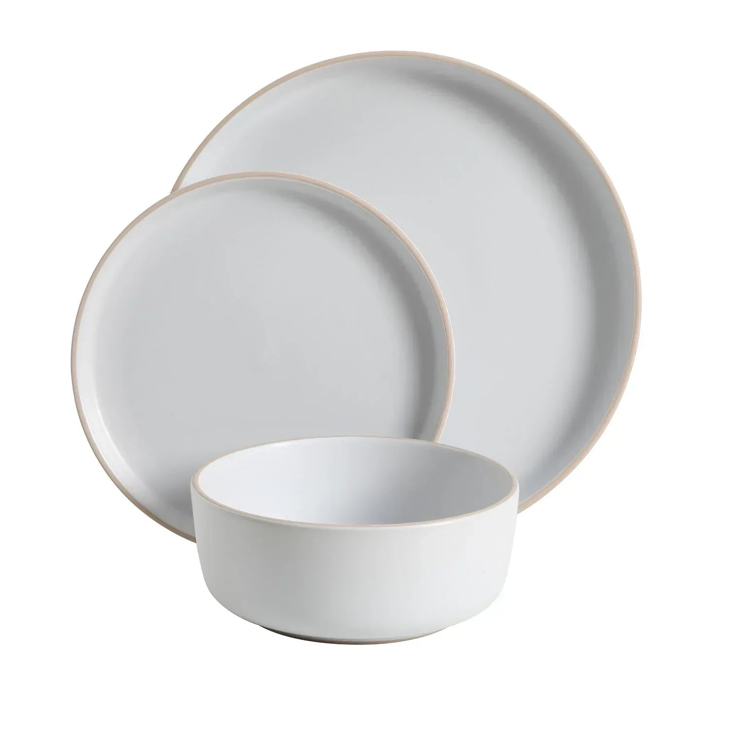 Gibson Home 18-Piece Everyday Essential Coupe Dinnerware Set