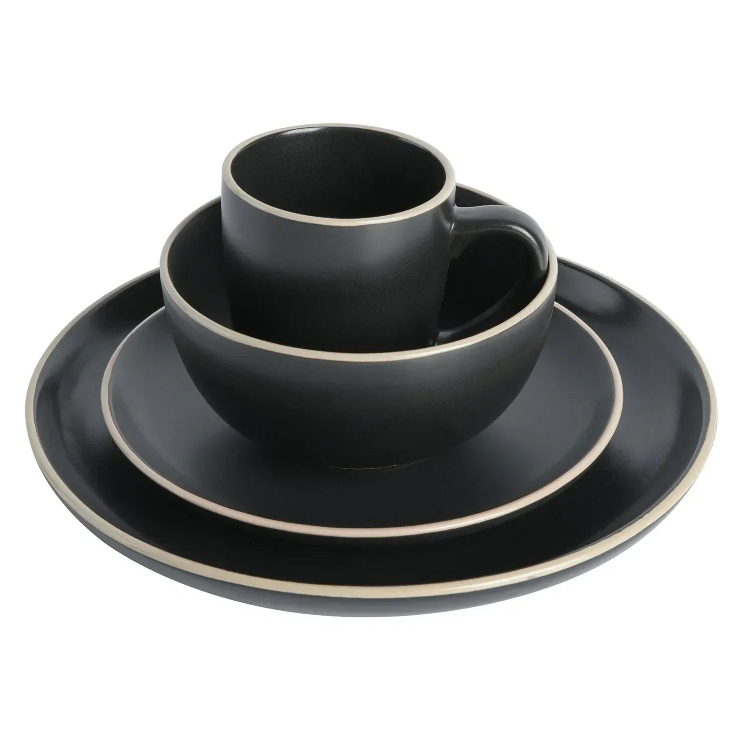 Gibson Home 32-Piece Everyday Essential Round Dinnerware Set, Service for 8