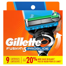 Gillette Fusion5 ProGlide 9-cartridge razor refill pack
