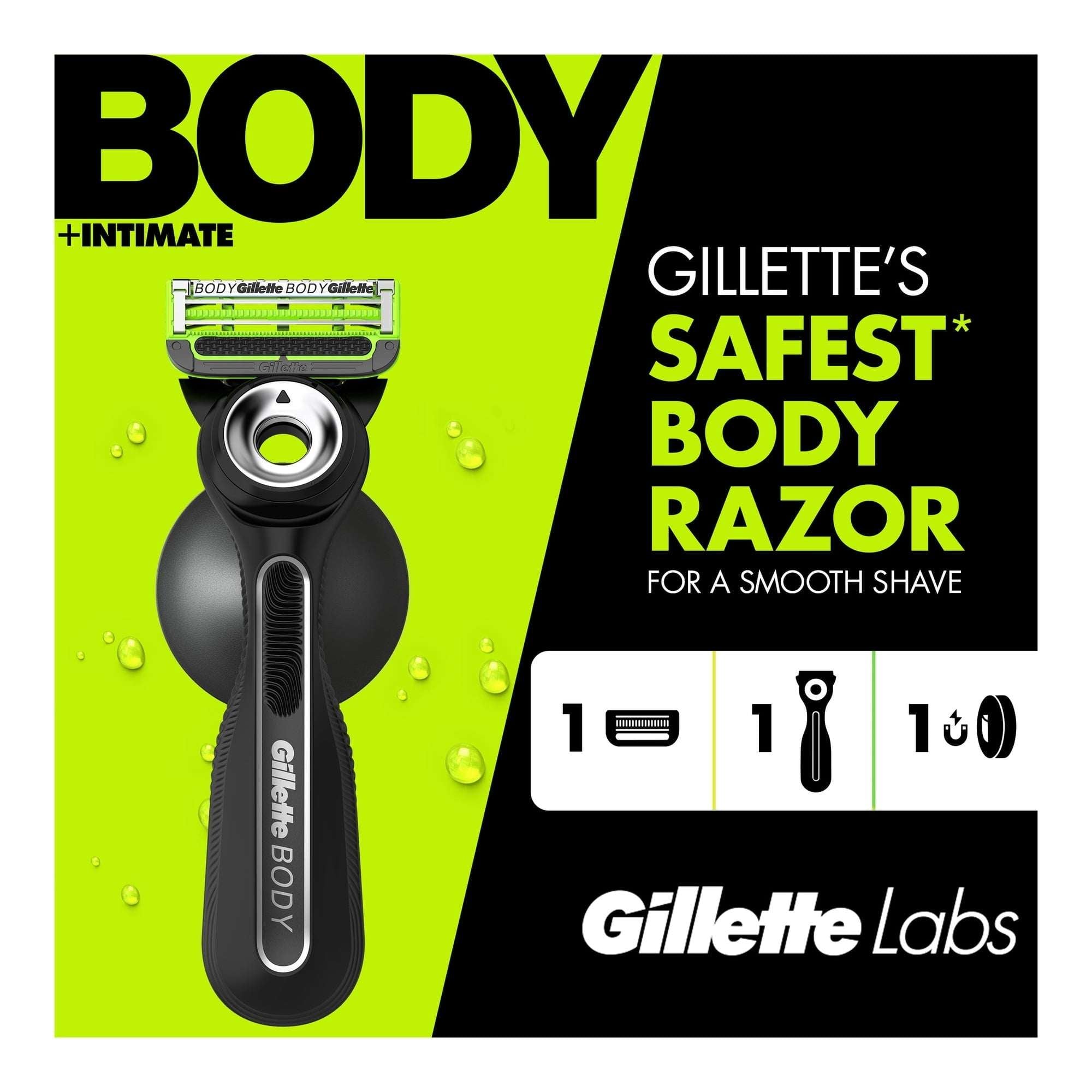 GilletteLabs Body + Intimate Razor For Men