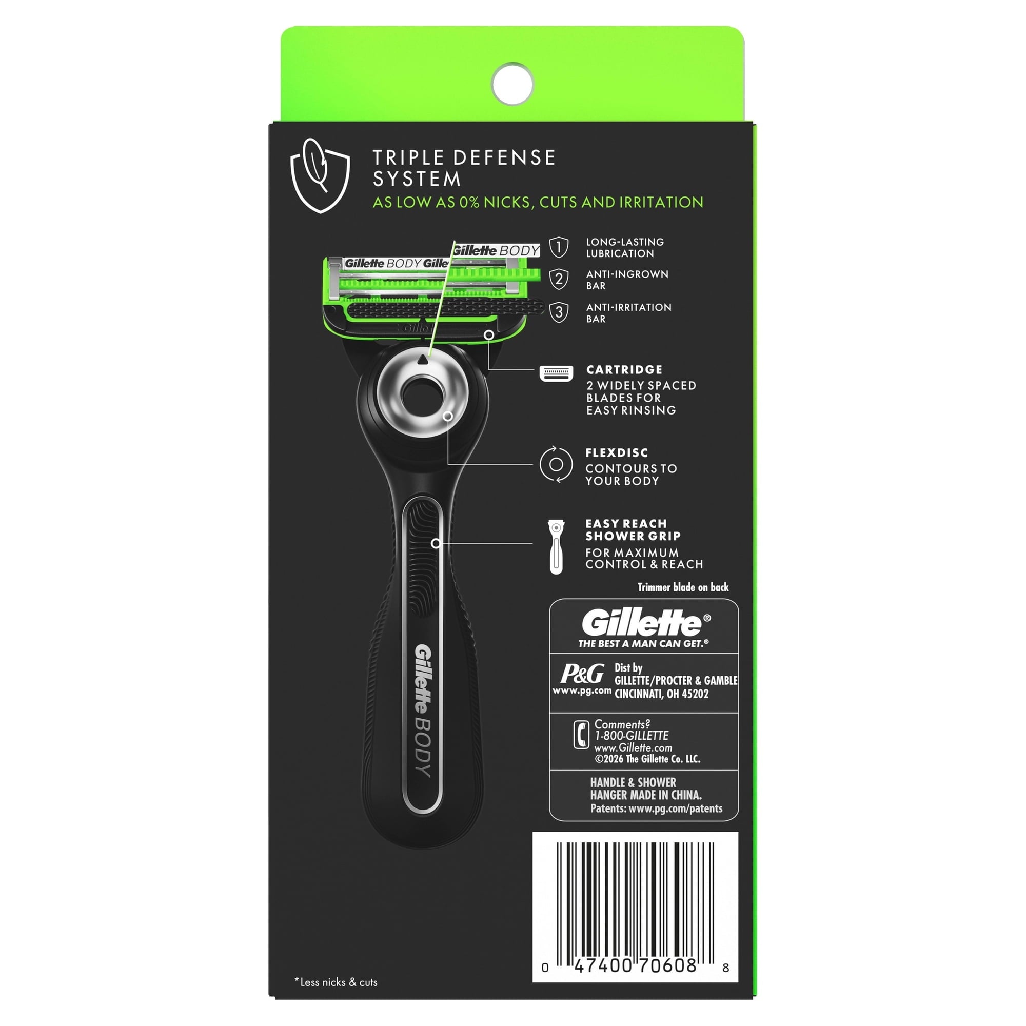 GilletteLabs Body + Intimate Razor For Men
